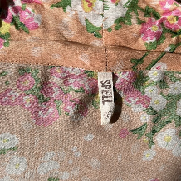 EUC Vintage Spell Sundancer Short Kimono in Blush one size - Picture 8 of 10